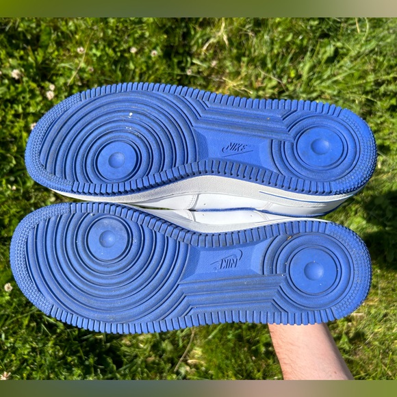 Nike Air Force 1 '07 White Medium Blue Sneakers Shoes Trainers DH7561-104 Jordan - Picture 14 of 16